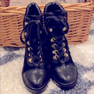 New Guess Combat Boots Size: 8